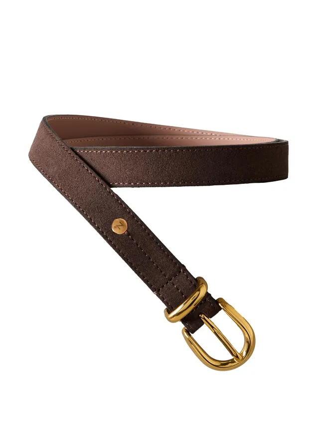 Next Donne Cintura in Pelle Premium Made in Italy scamosciata