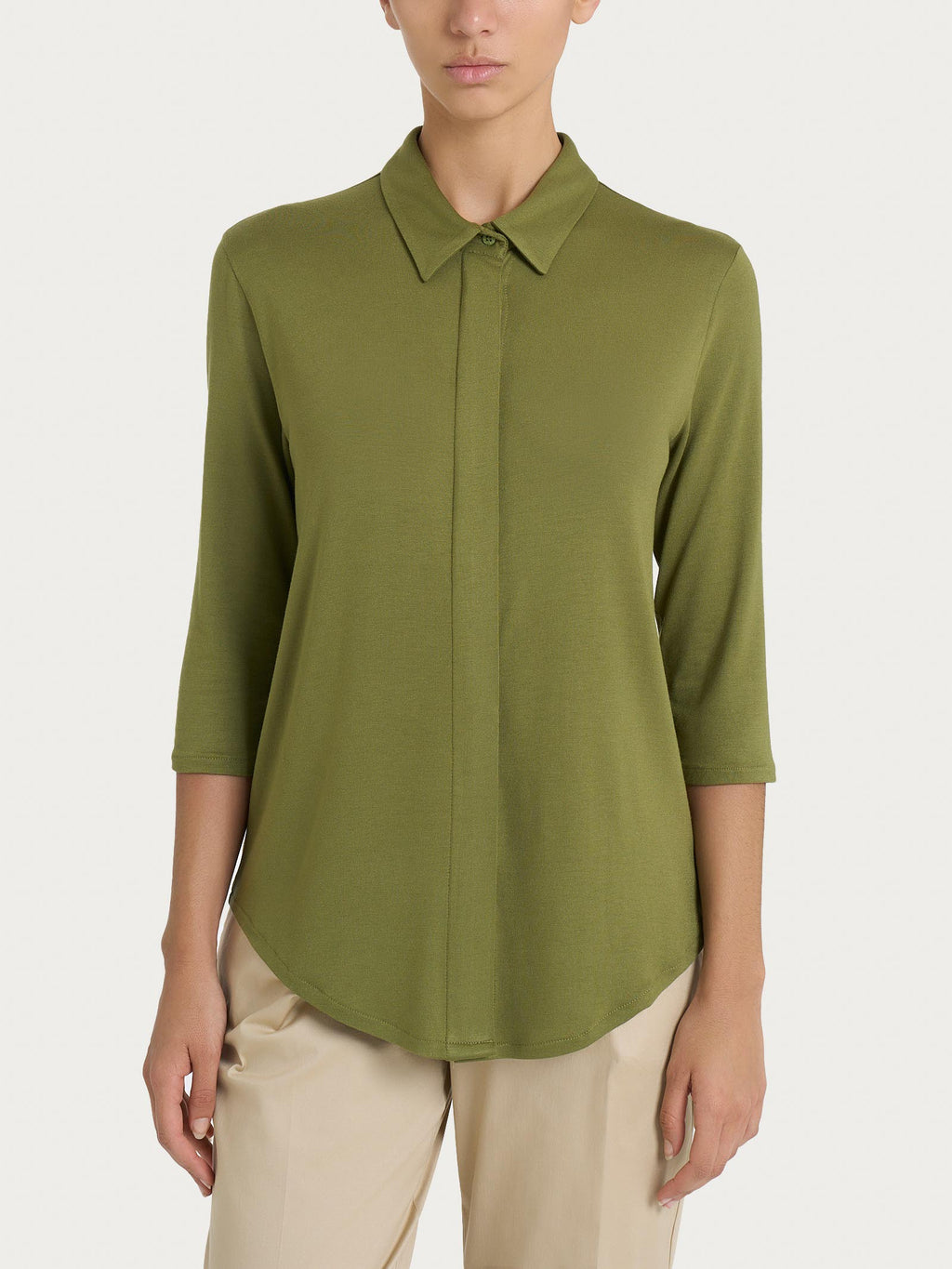 Ragno Viscosa Summer Camicia 3/4 Sphagnum