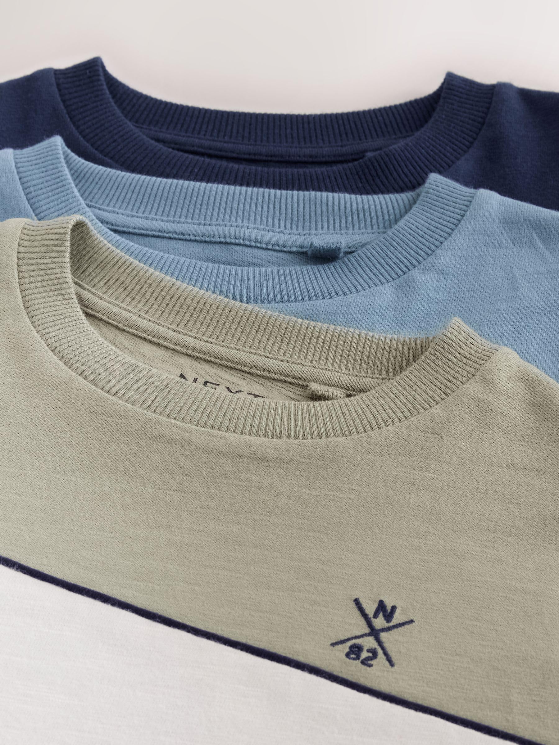 Next t-shirt maniche lunghe bambino 3 pezzi taglia 146