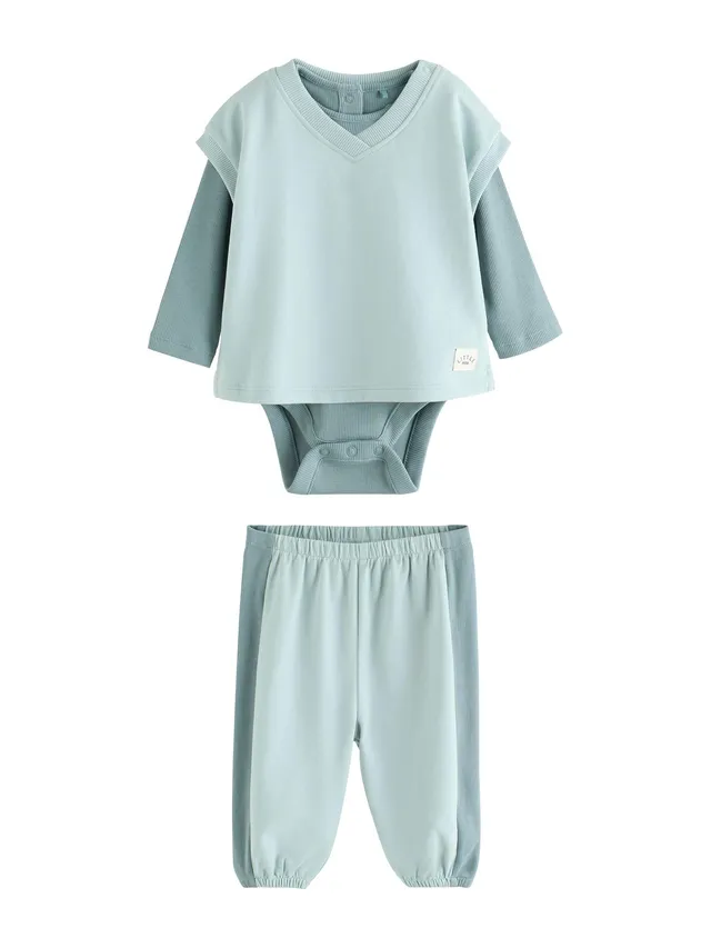 Next set neonato 3 pezzi 56-62 body jogging