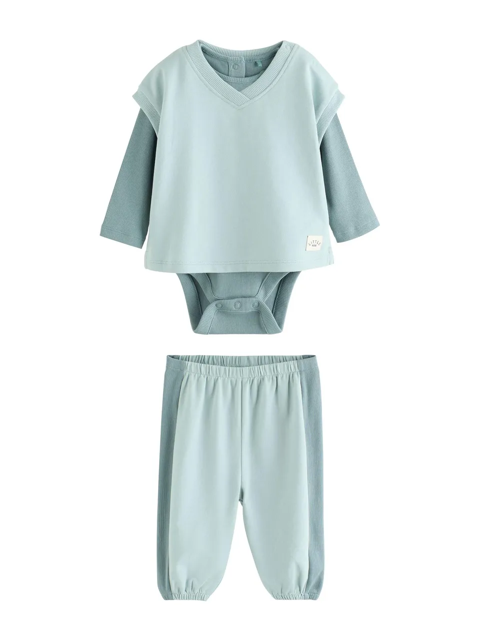 Next set neonato 3 pezzi 56-62 body jogging
