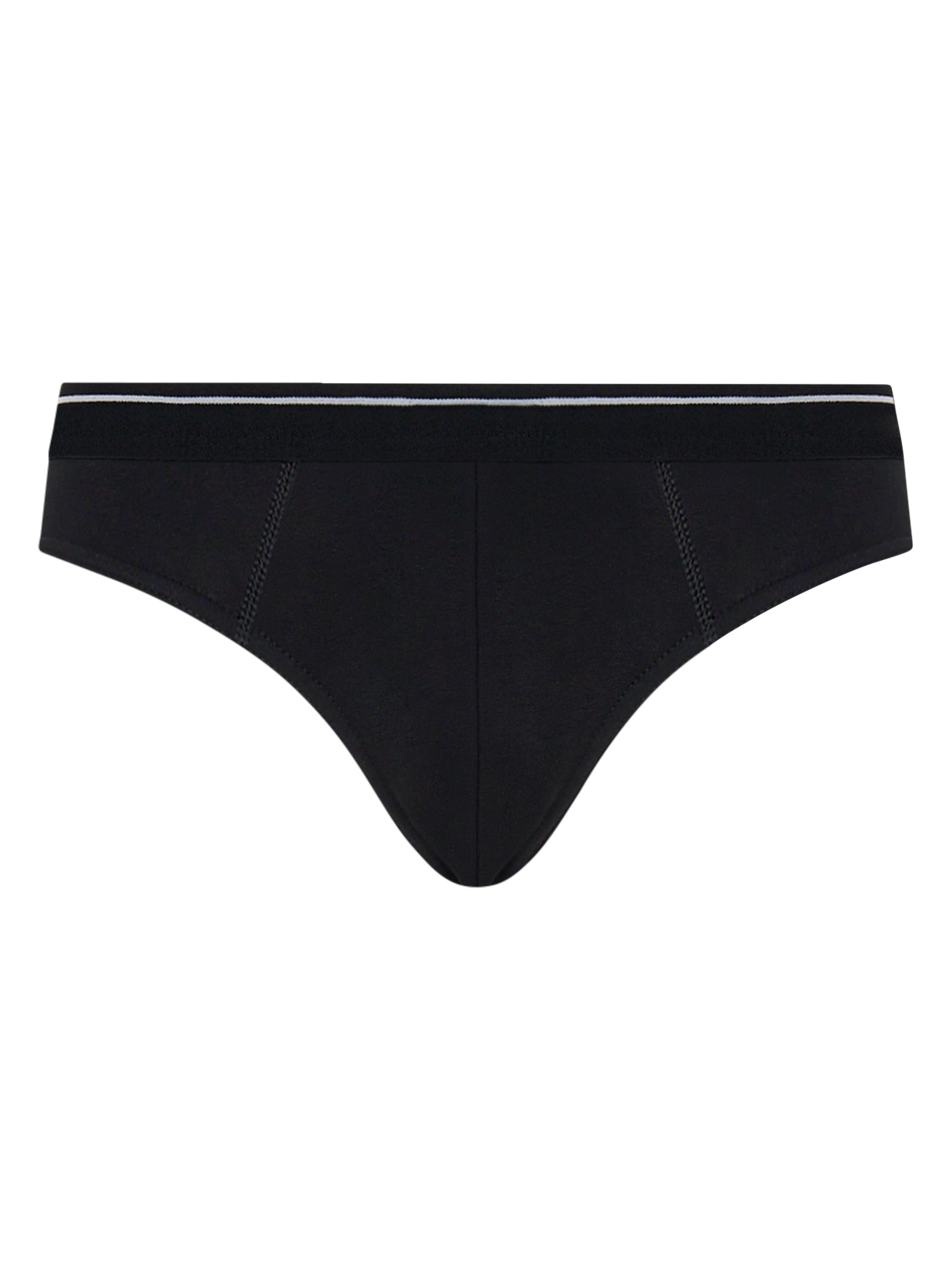Ragno Compact Slip Uomo Cotone Nero Tripack 3 Pezzi