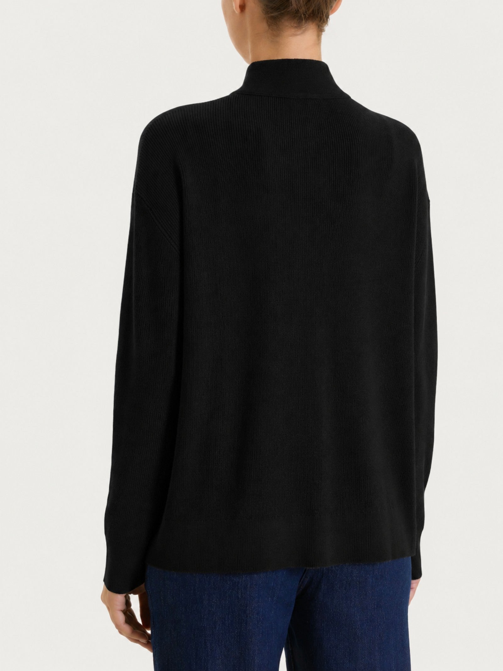 Ragno Four Seasons Cardigan Lupetto nero con bottoni