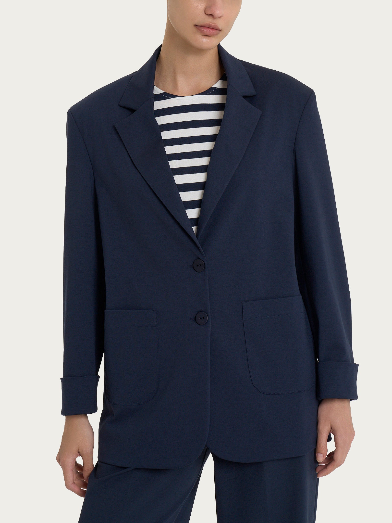 Ragno Compact Light Blazer Over giacca donna Bleu