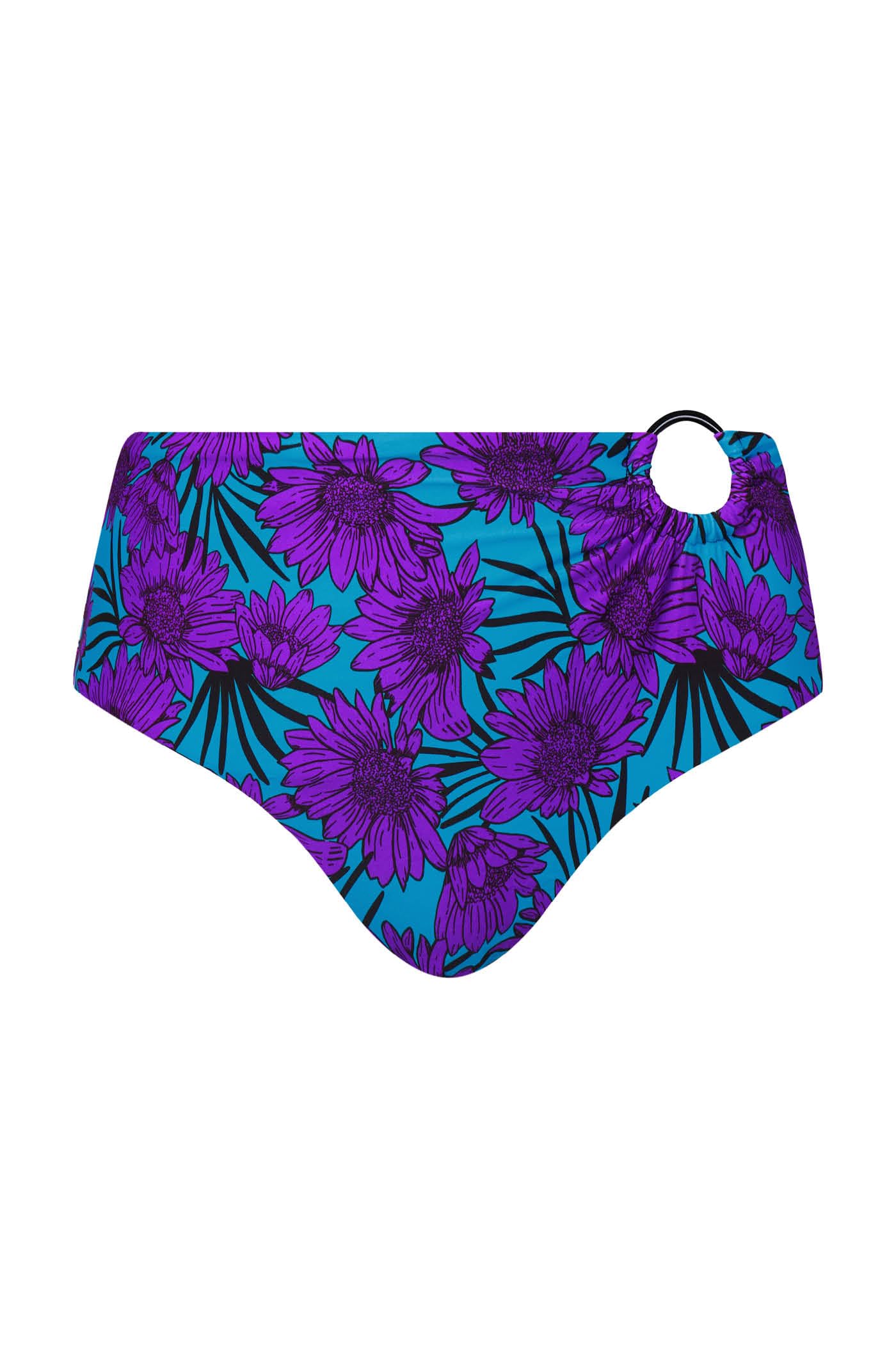 Goldenpoint Blooming Sea slip fianco alto floreale bicolor