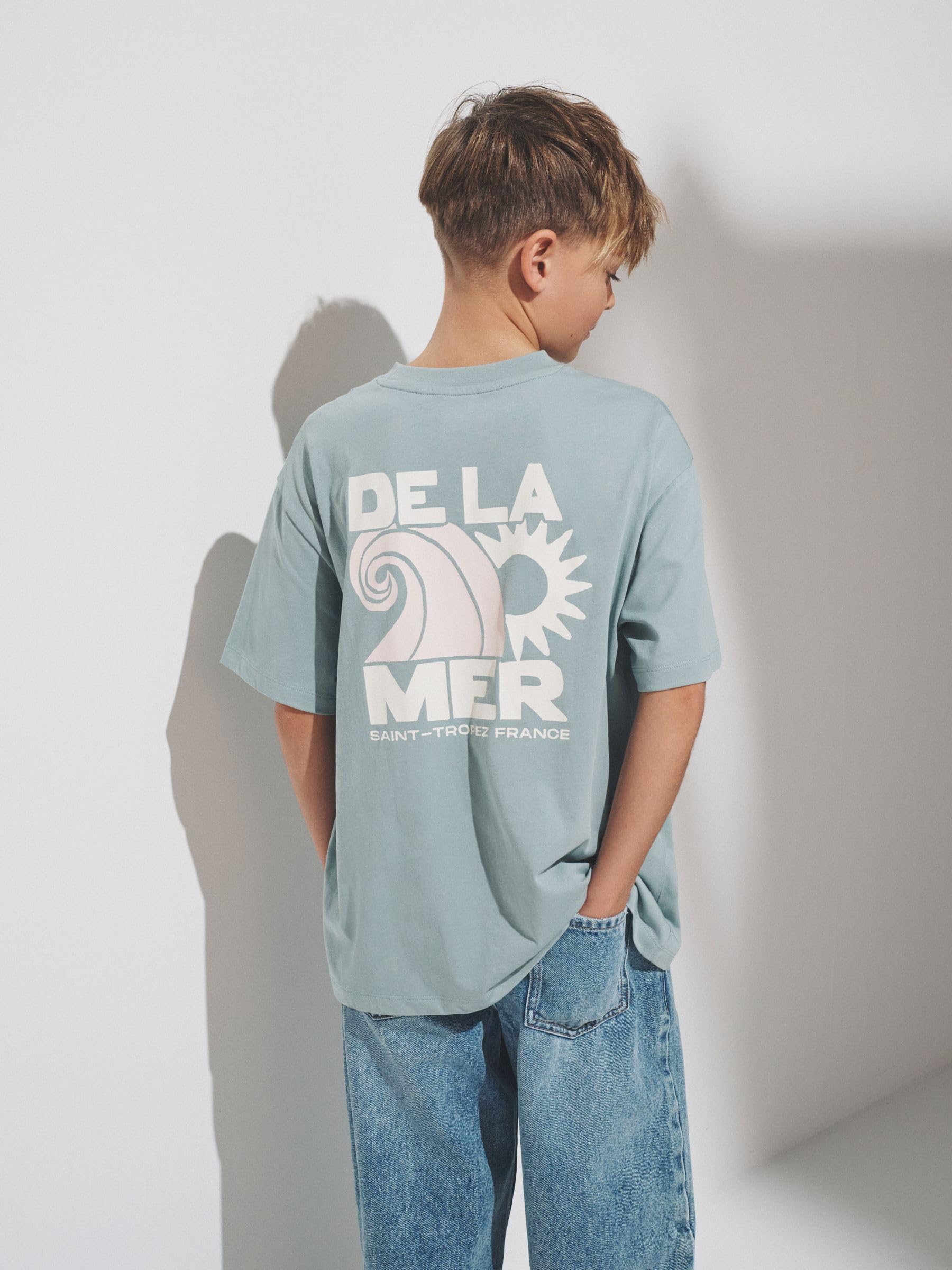 Geo Next The Set t-shirt oversize bambino 5 pezzi cotone