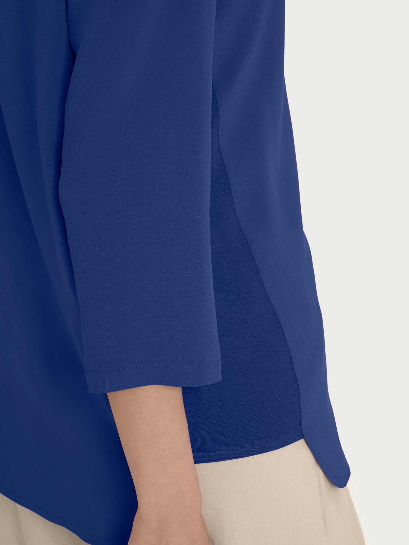 Ragno Viscosa Summer maglia girocollo blueberry 3/4