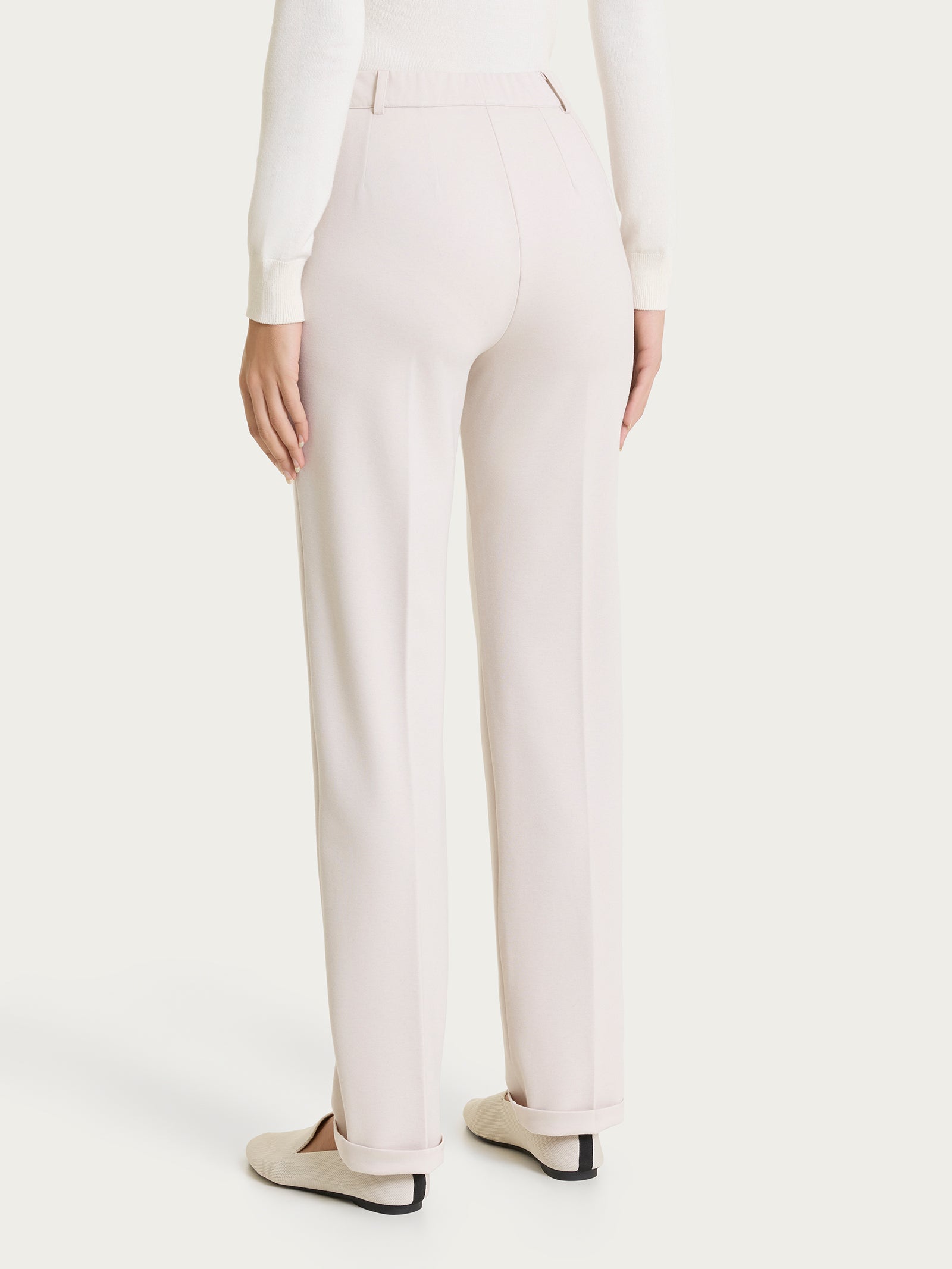 Ragno Gem pantalone dritto Champignon Cashmere Compact