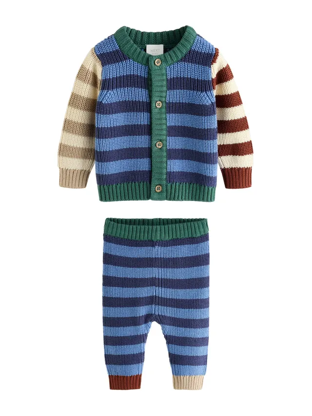 Next completo neonato maglia cardigan e leggings 74-80