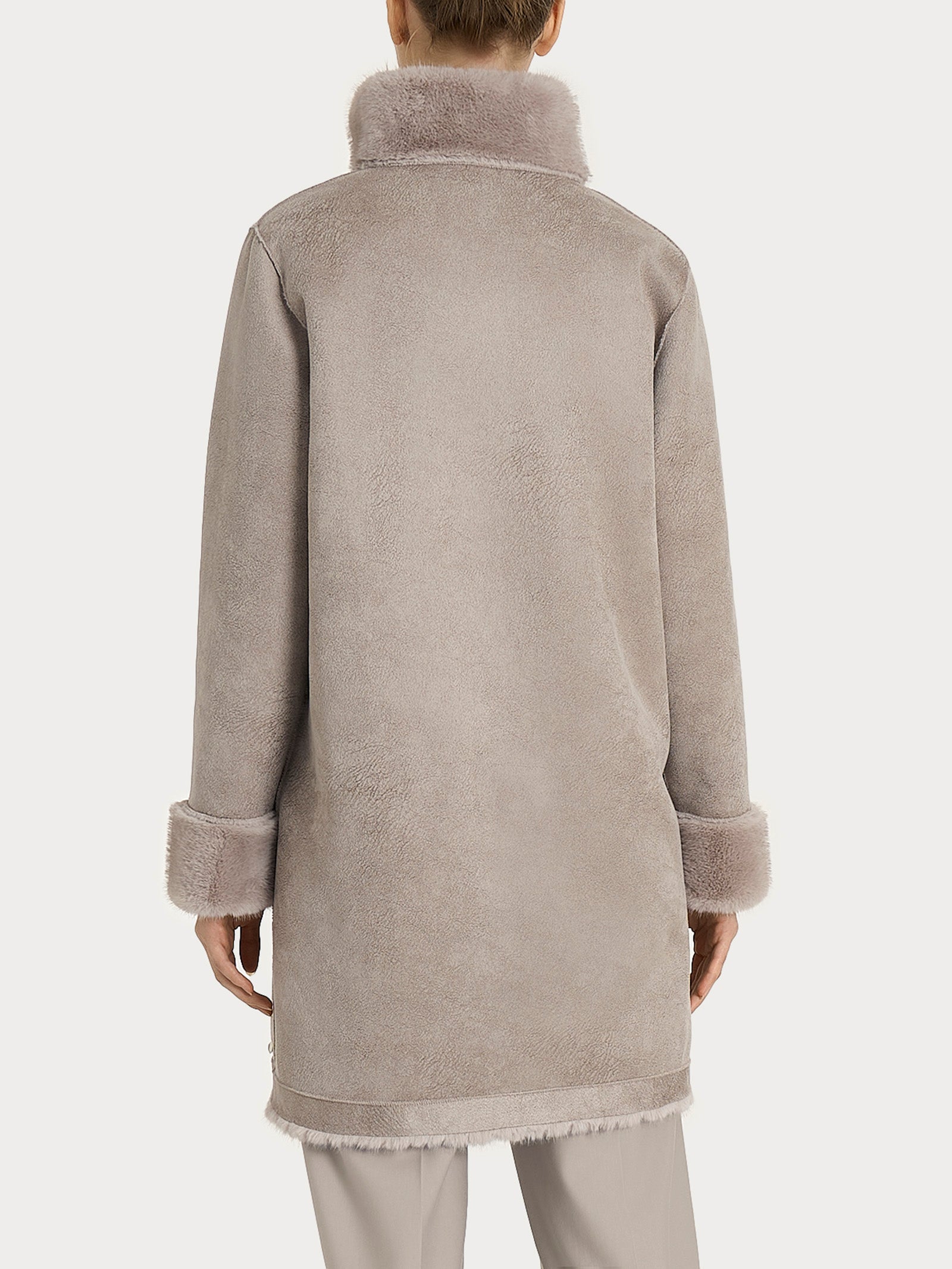 Ragno Cappotto Double-Face Donna String Vegan Fur