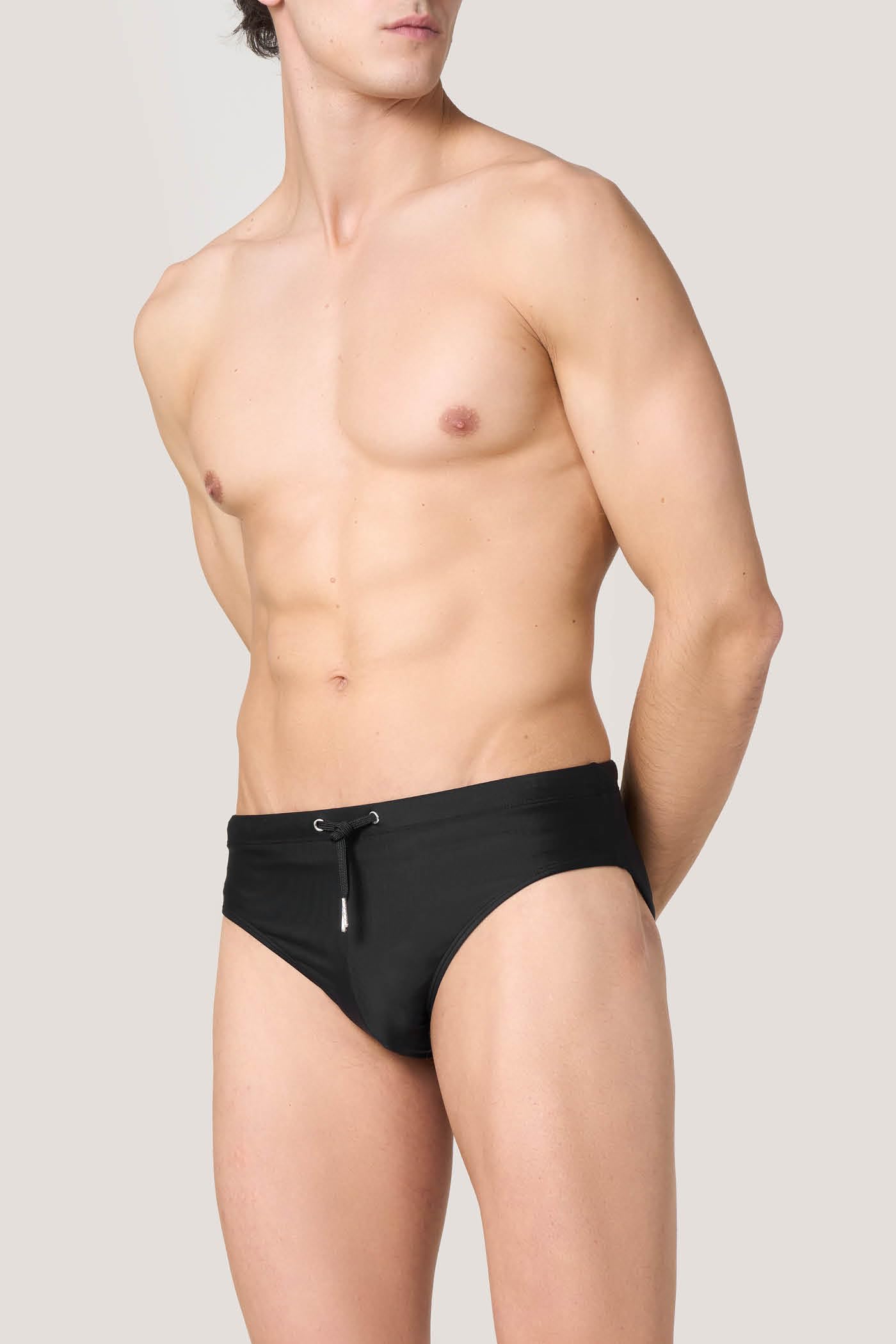 Goldenpoint Slip Mare Uomo Tinta Unita Blu Nero Microfibra