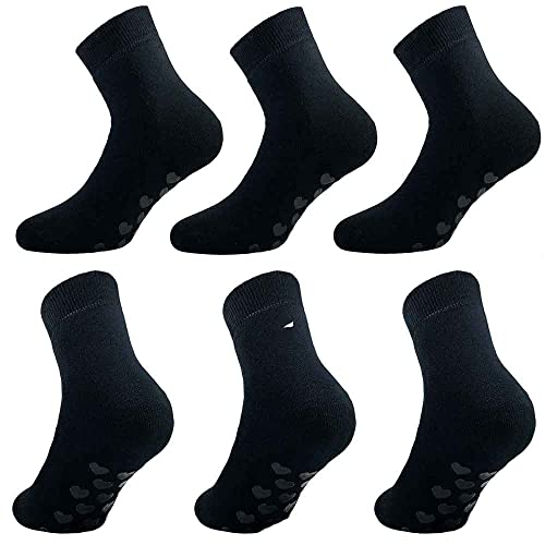 Lady C Prisco calze antiscivolo uomo cotone 3 paia unite