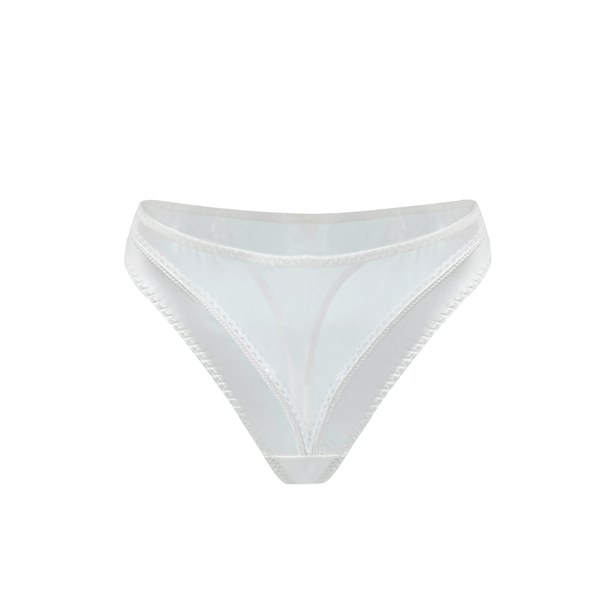 Maria Grazia Severi completo intimo bianco rete perizoma ferretto