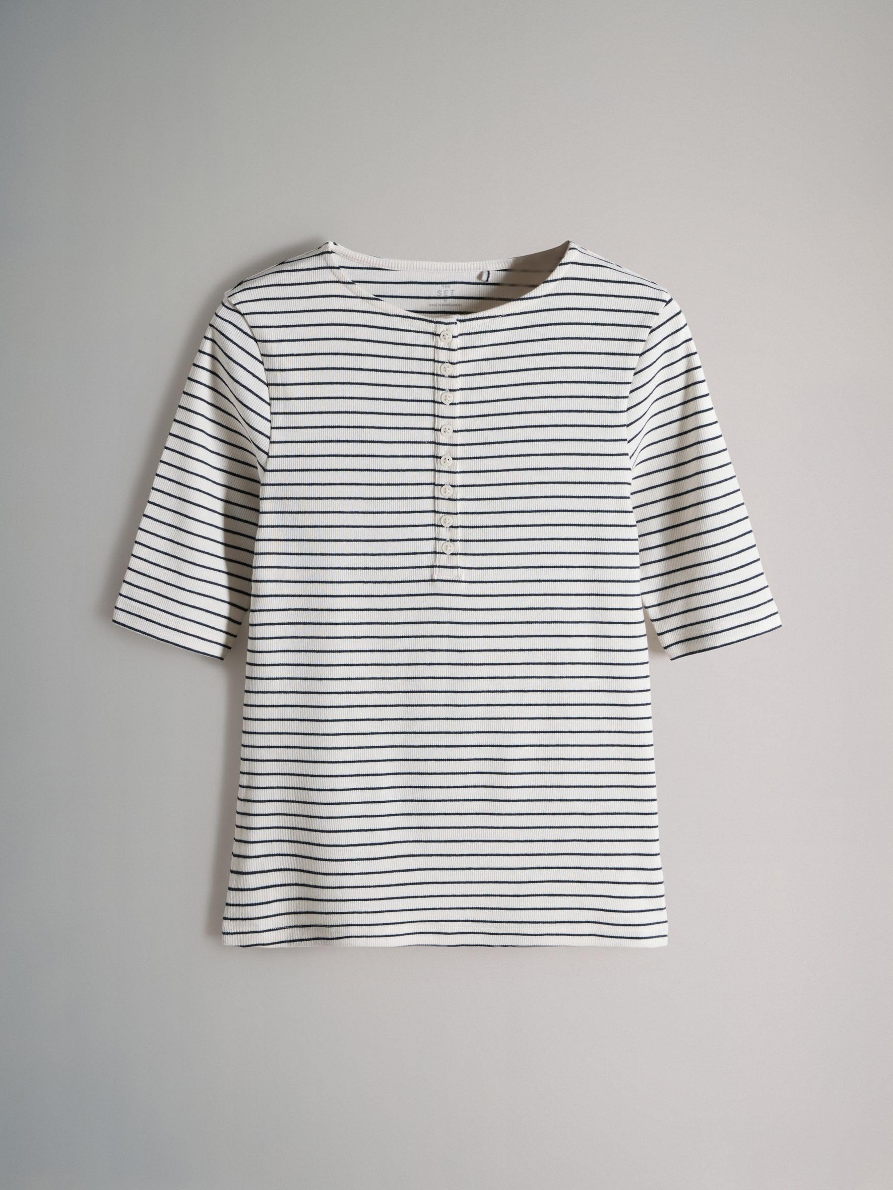 Geo Next THE SET T-Shirt Serafino Coste Donna 4 Pezzi Mezze Maniche