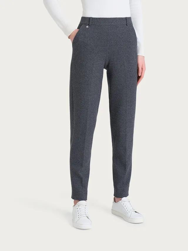 Ragno Compact Pantalone Chino Slim tasche Fant.Oscuro Mel vita elasticizzata