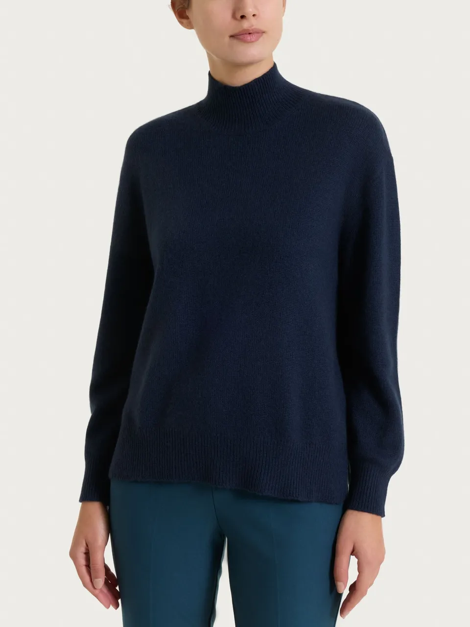 Ragno Lupetto Donna Natural Soft Bleu