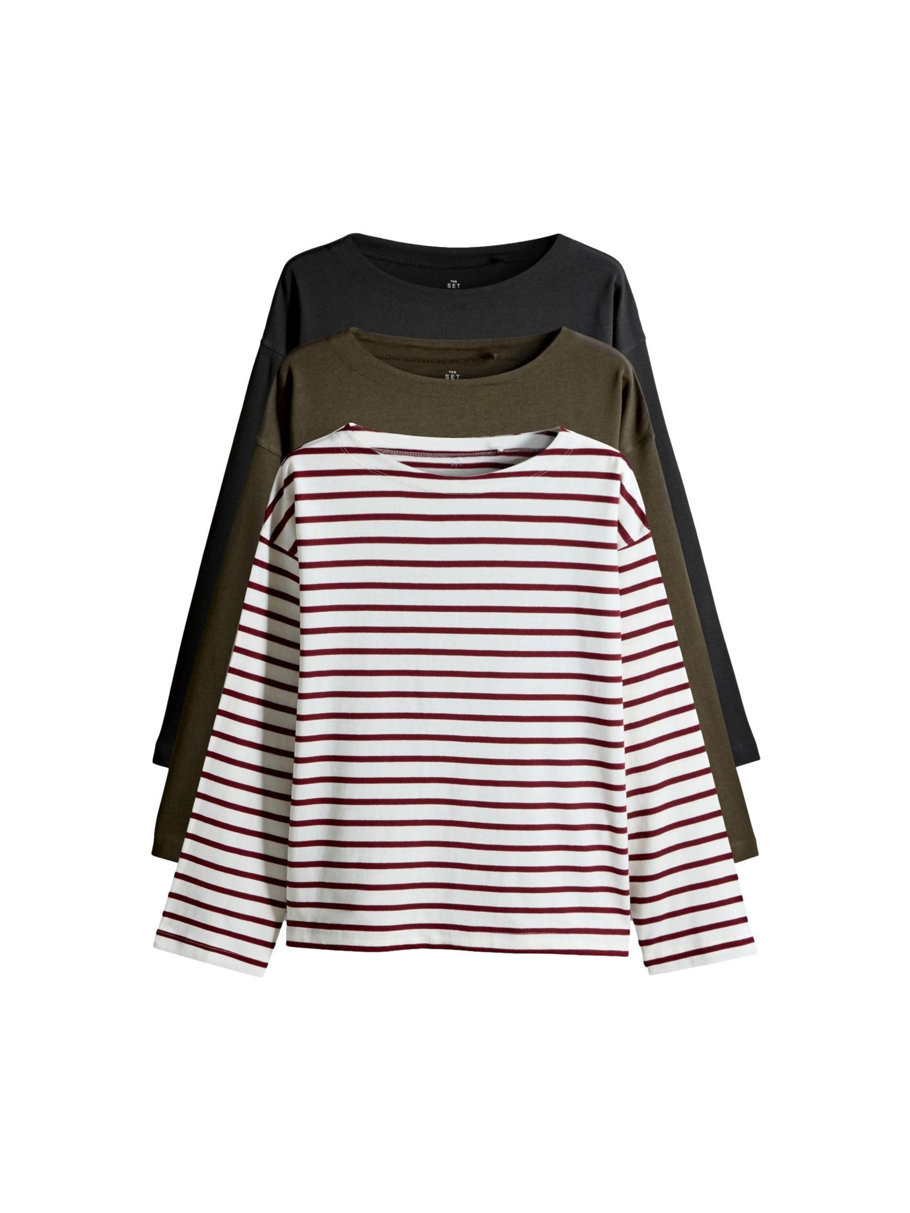 Geo Next The Set Maglie Collo Barca Manica Lunga 3 Pezzi S