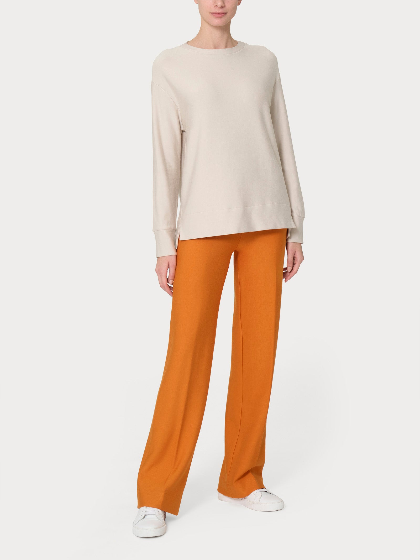Ragno Relaxed Wardrobe Felpa Barchetta Donna Nera Viscosa