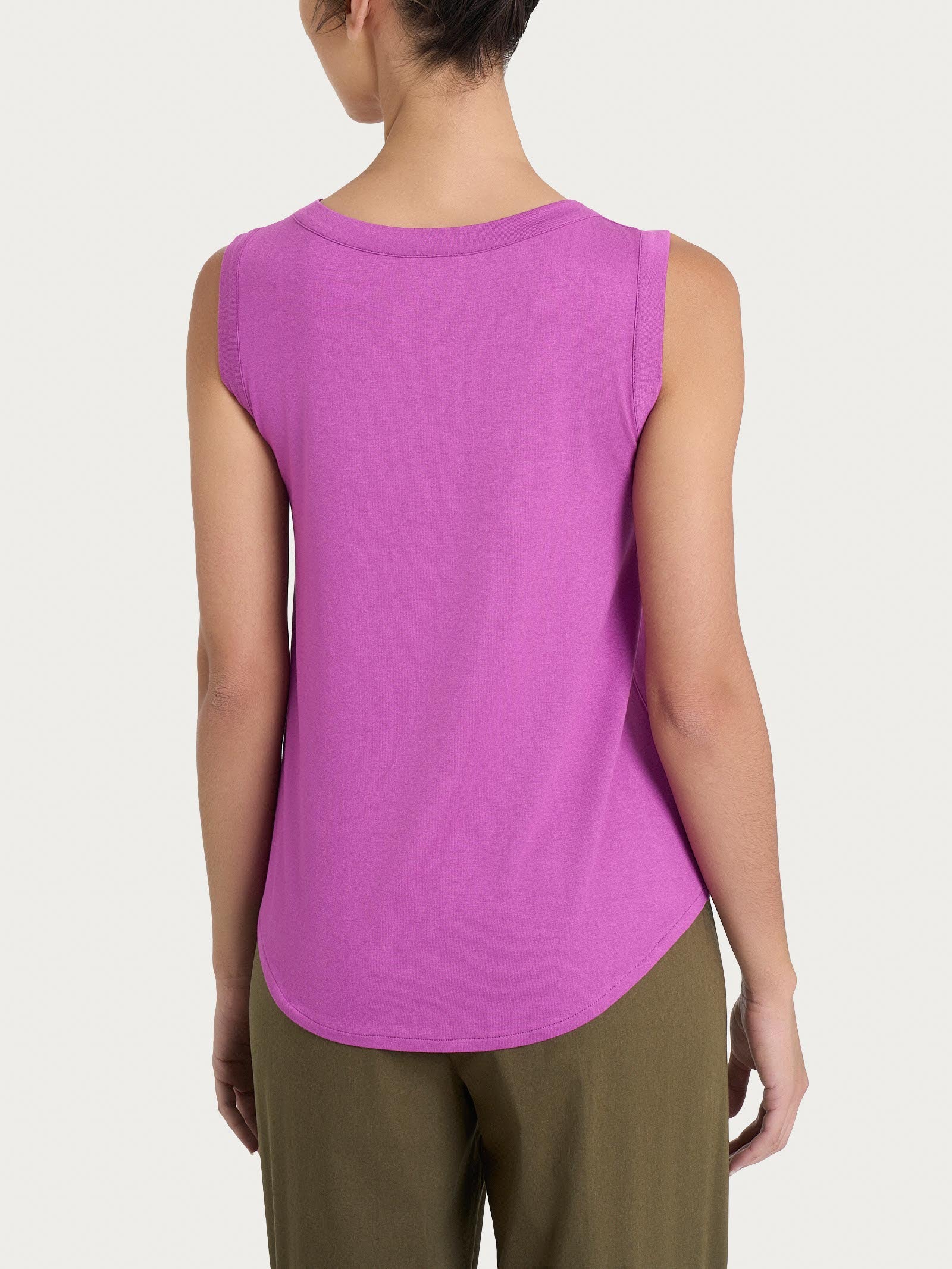 Ragno Viscosa Summer Top Spalla Larga Cattleya Orchid