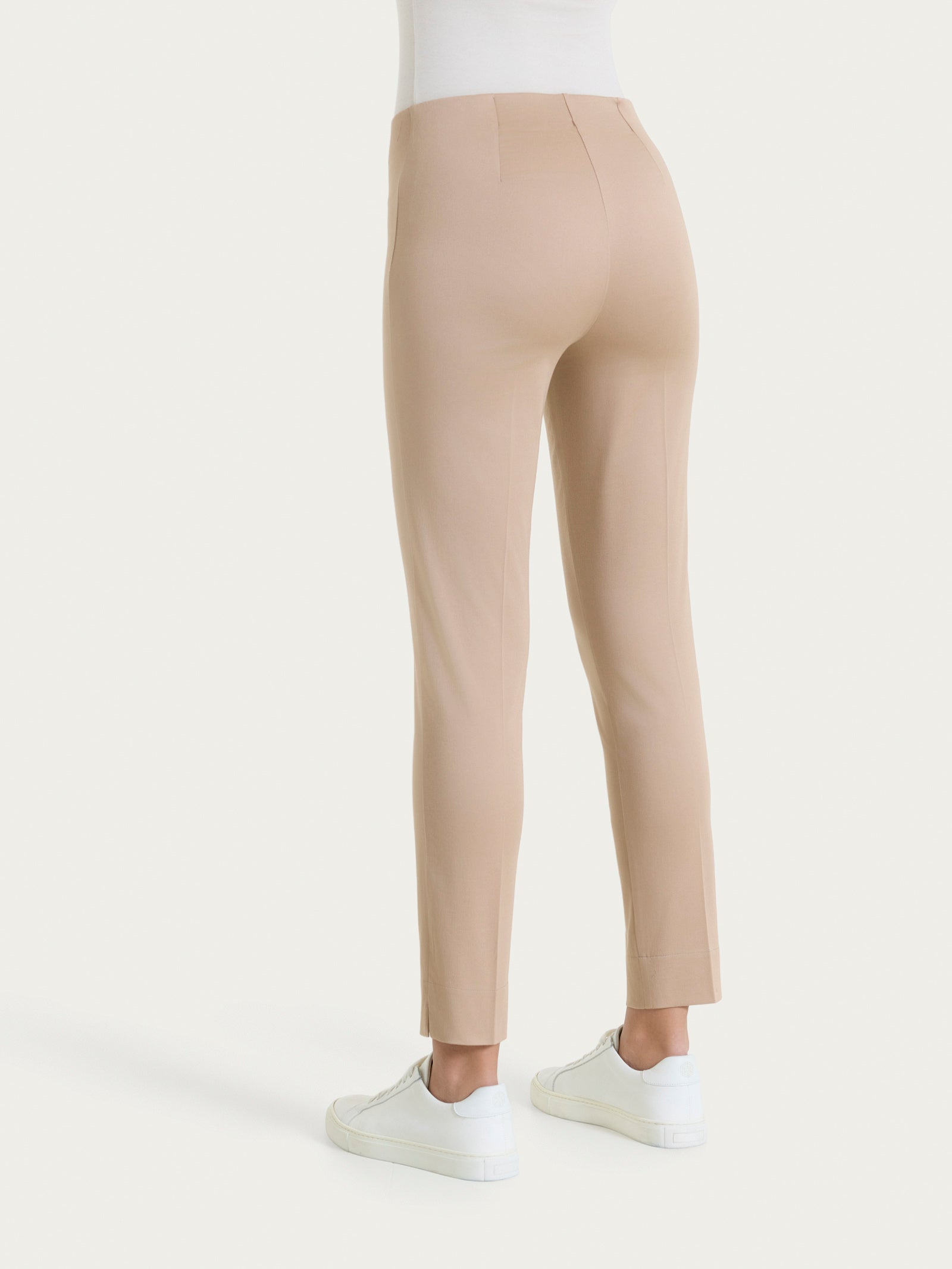 Ragno Satin Power Pantalone capri Warm Taupe cotone