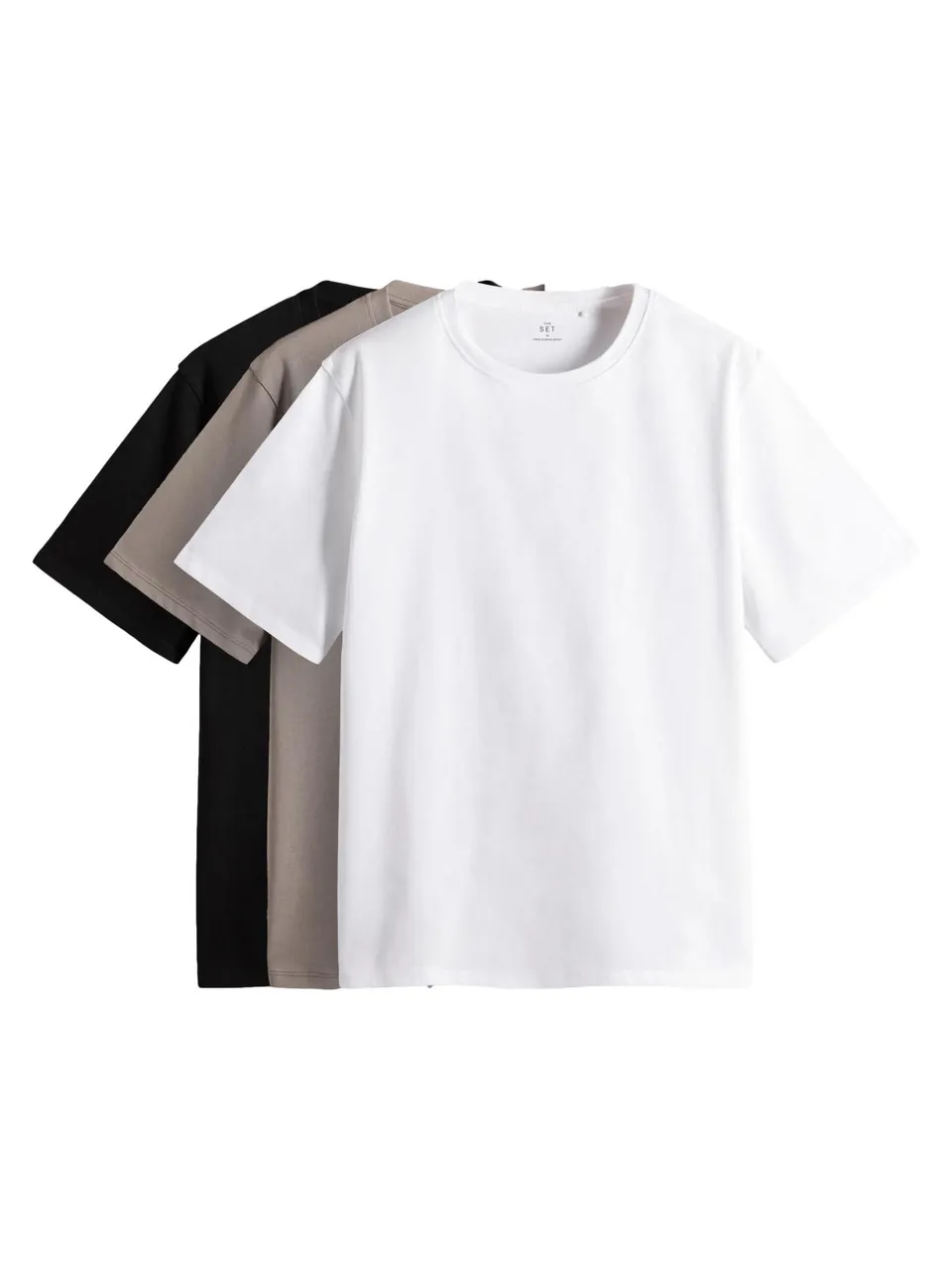 The Set T-Shirt Donna Maniche Corte Confezione 3 Pezzi Comoda