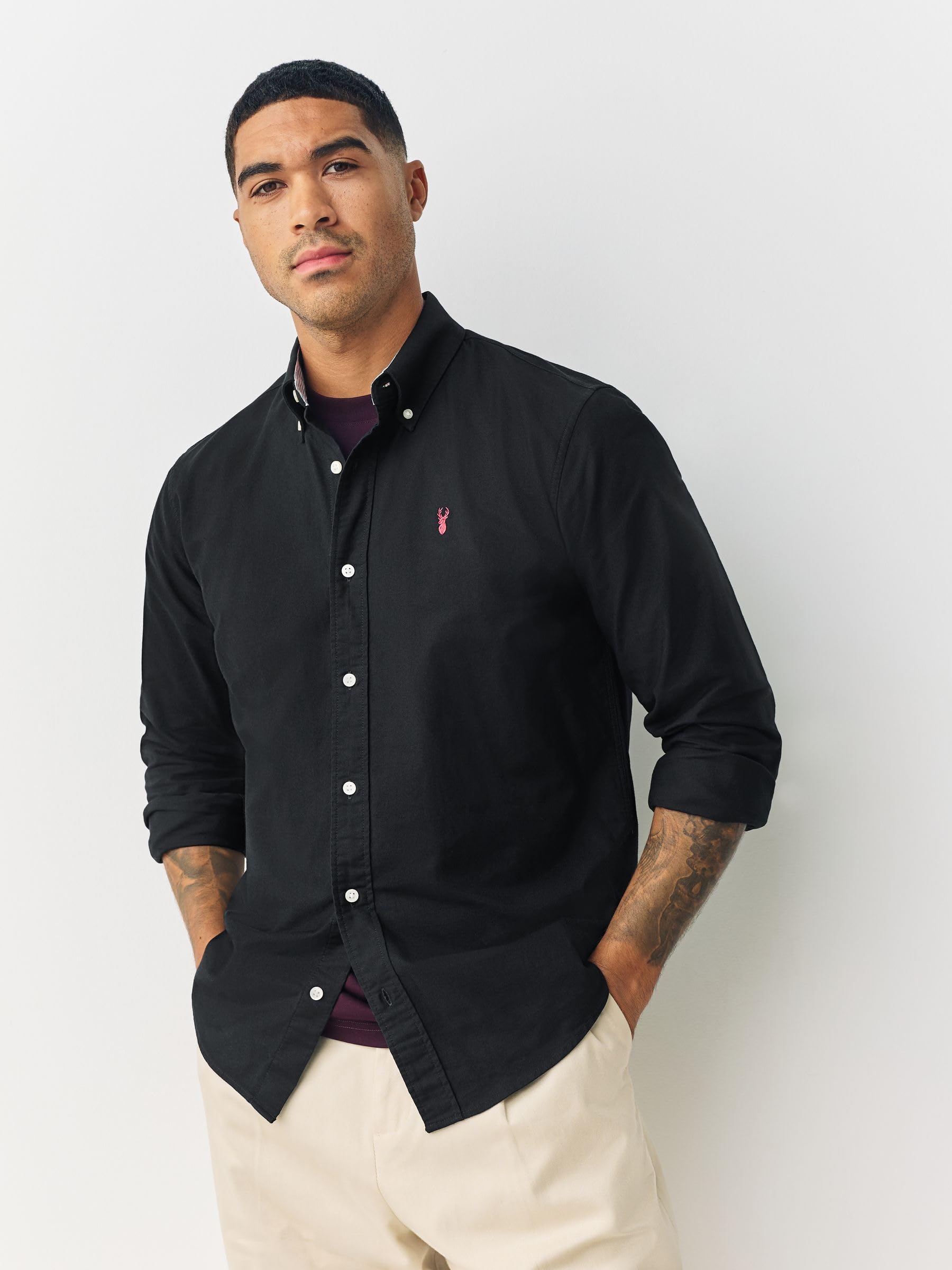 Geo Next camicia oxford classica maniche lunghe uomo