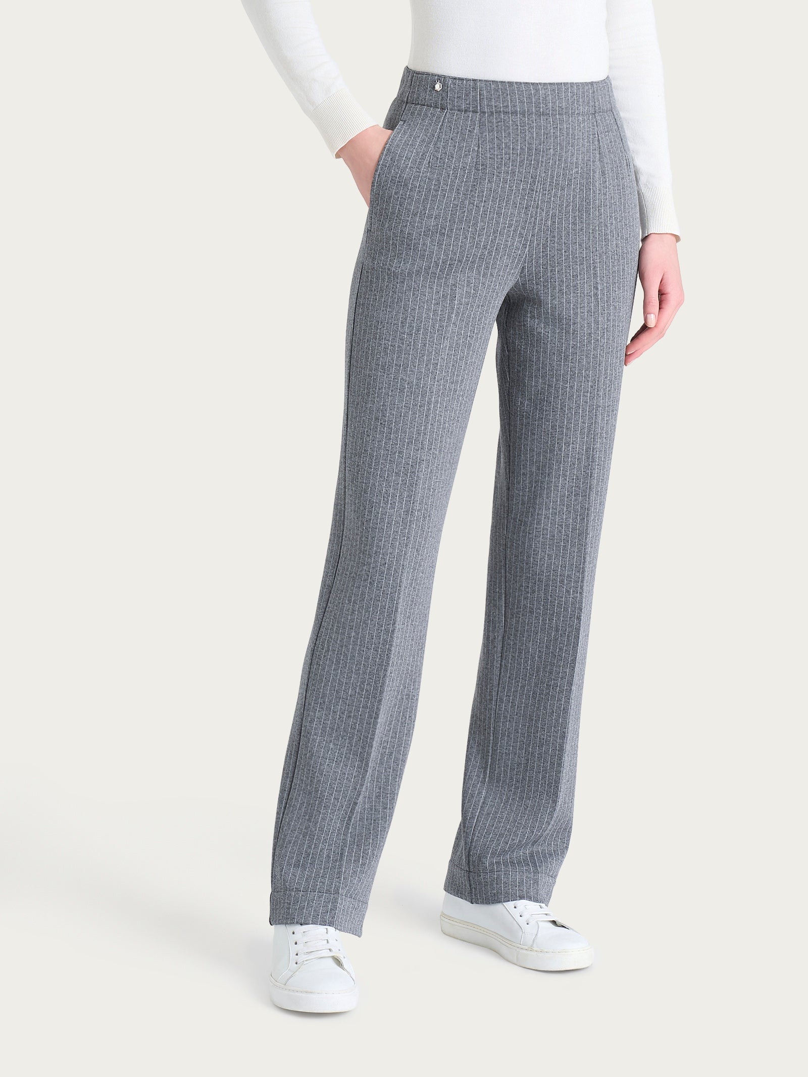 Ragno Gem Pantalone Dritto Eco Jacquard Fant. Ardesia Mel.