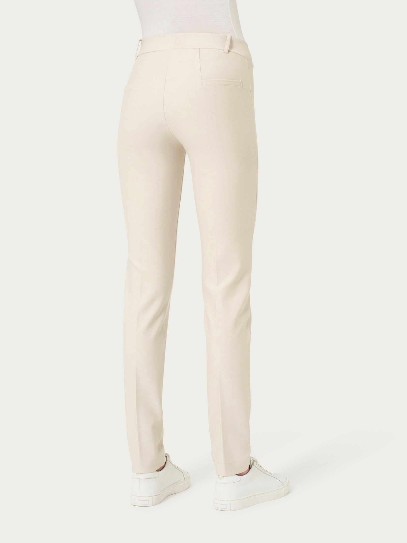 Ragno Compact pantalone sigaretta skinny Champignon