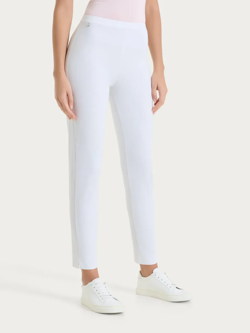 Ragno Compact Light pantaloni capri bianco leggeri