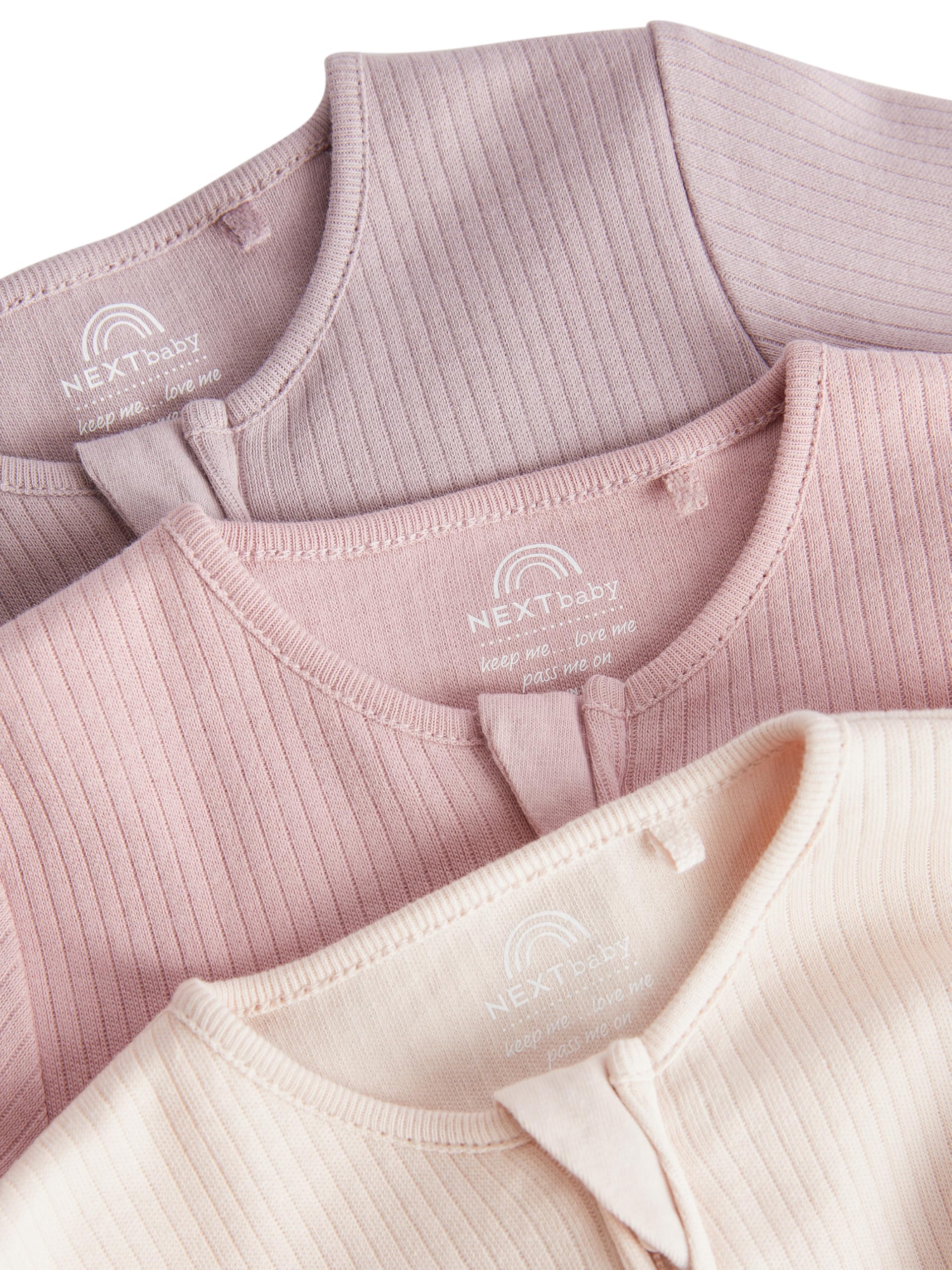 Next 3 tutine neonata cotone 92-98 con zip