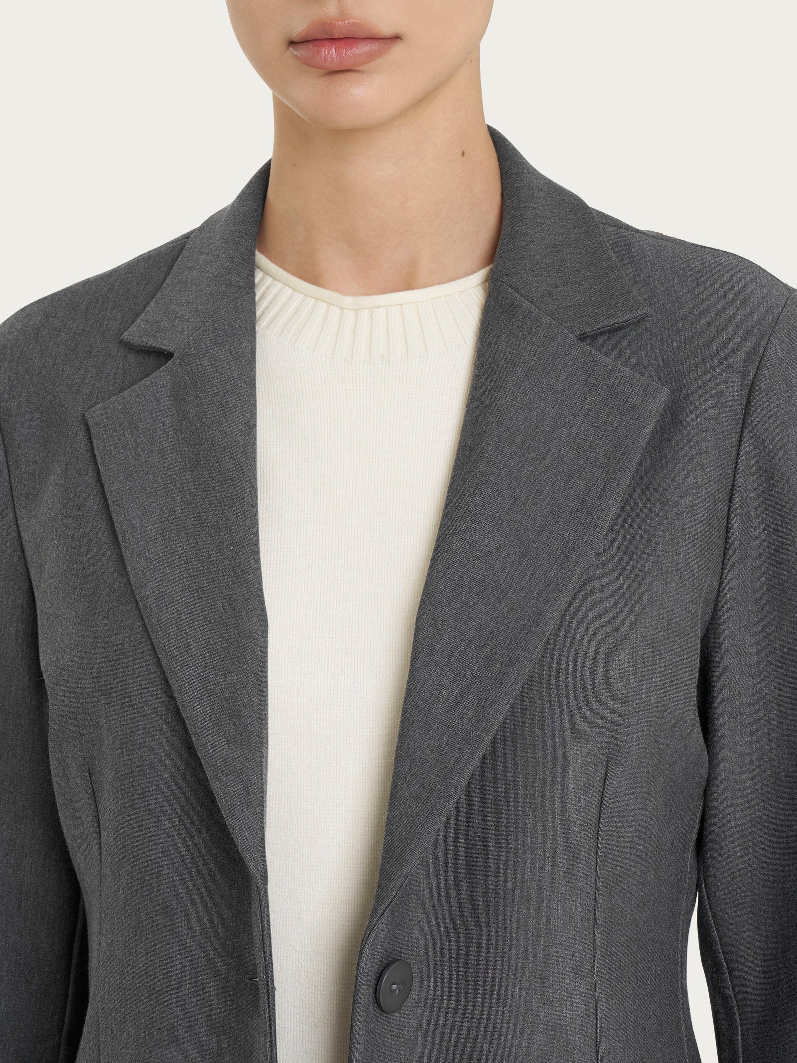 Ragno Compact blazer donna Ardesia Mel.