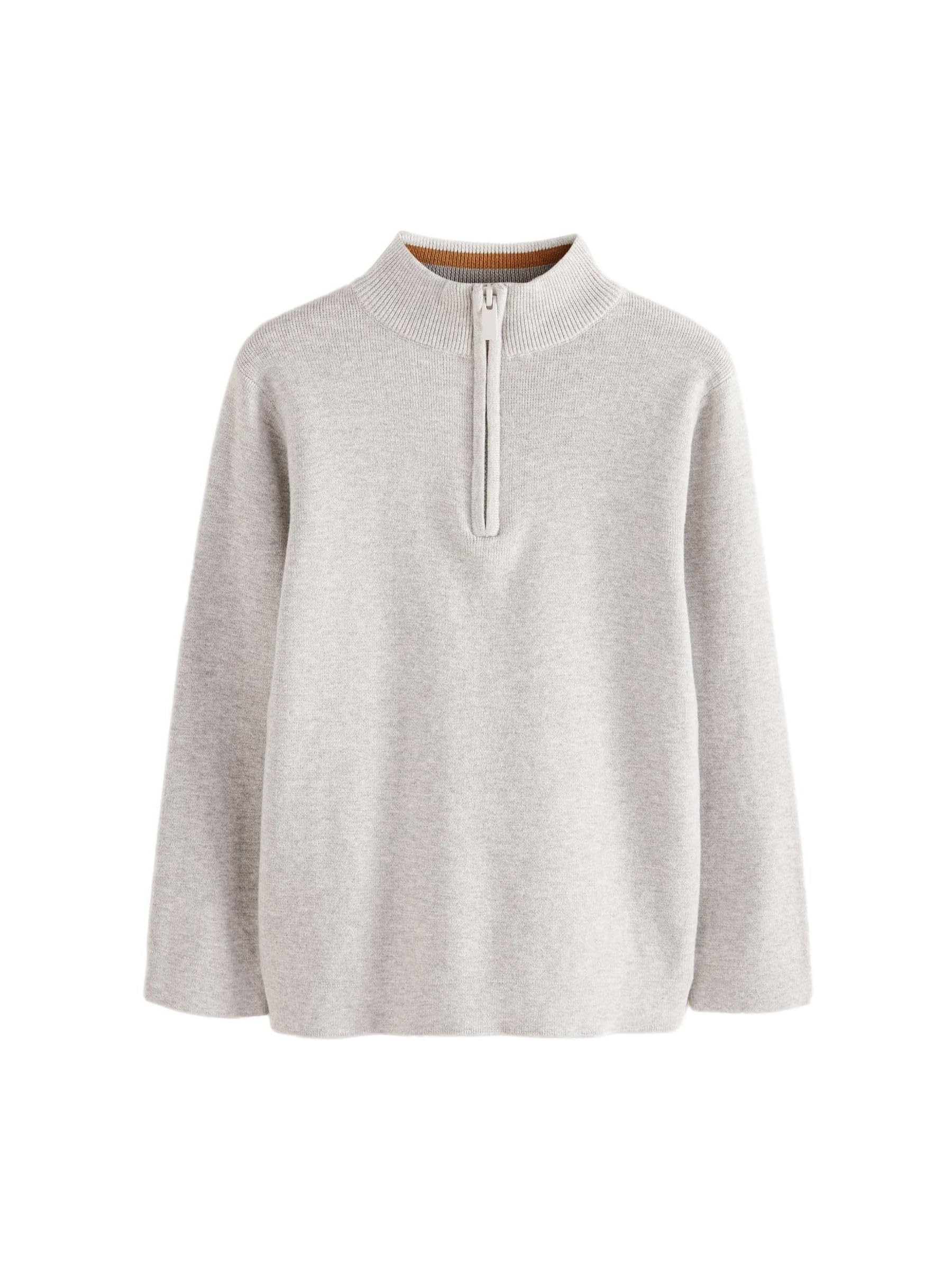 Next Maglia ragazzo zip corta felpa uso quotidiano