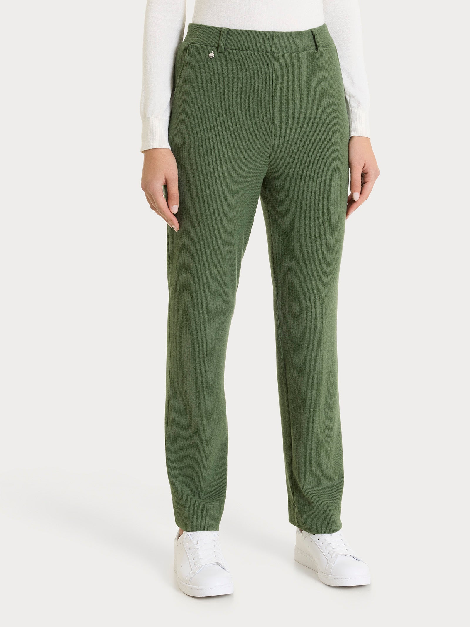 Ragno The Straight Leg Pantalone Donna Bronze Green caldo