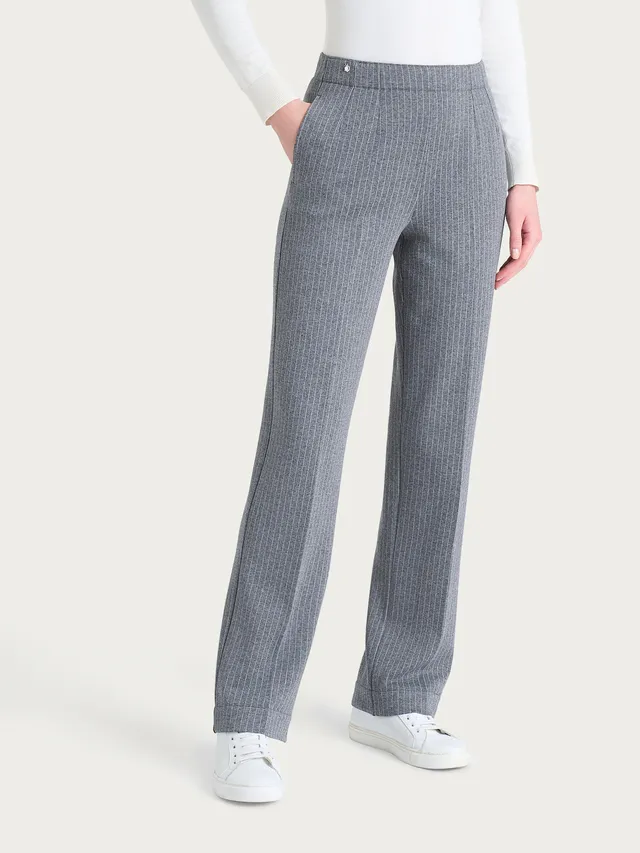 Ragno Gem Pantalone Dritto Eco Jacquard Fant. Ardesia Mel.