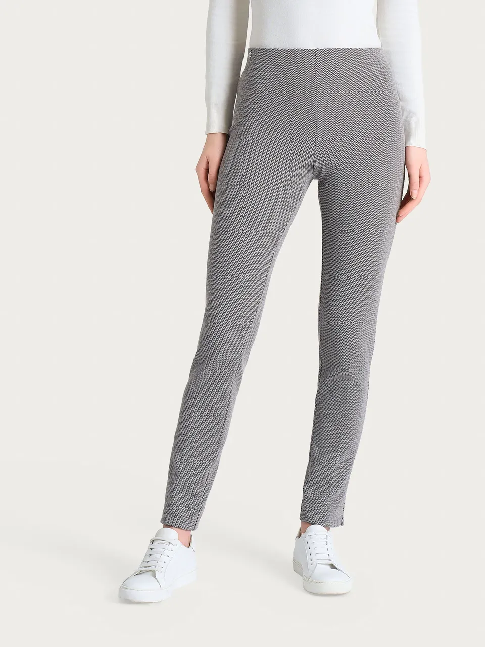 Ragno Compact Pantalone a sigaretta pantalone Chocolate spina