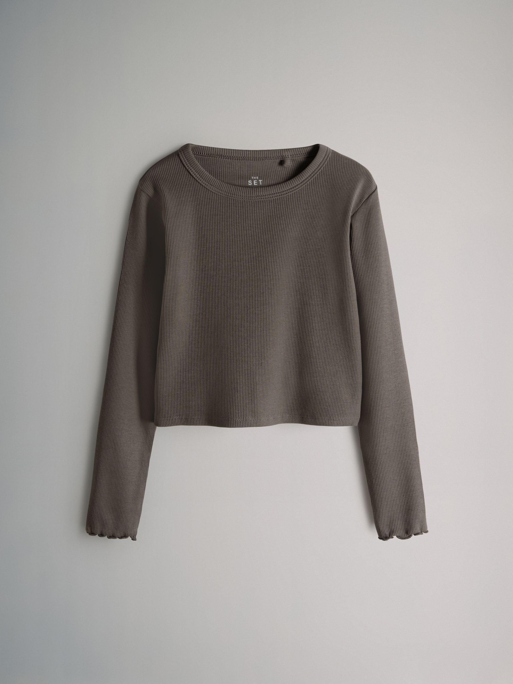 The Set maglia coste bambina 7 pezzi manica lunga