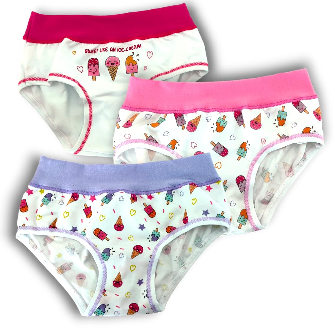 Lady C Slip Bimba Cotone 9-10 Anni 6 Pezzi Colorate