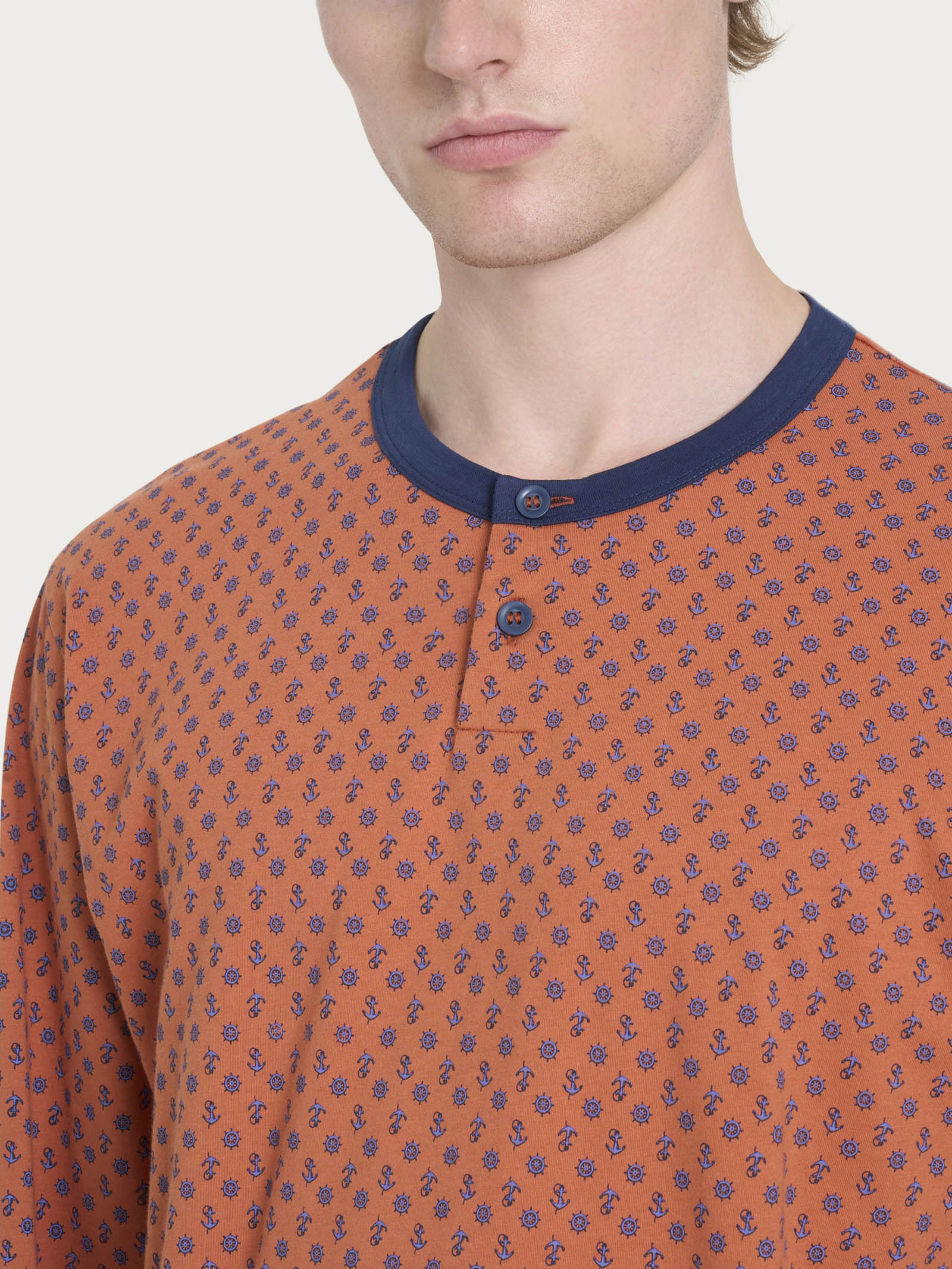 Ragno Jersey Cotone pigiama corto serafino Fant. Mango