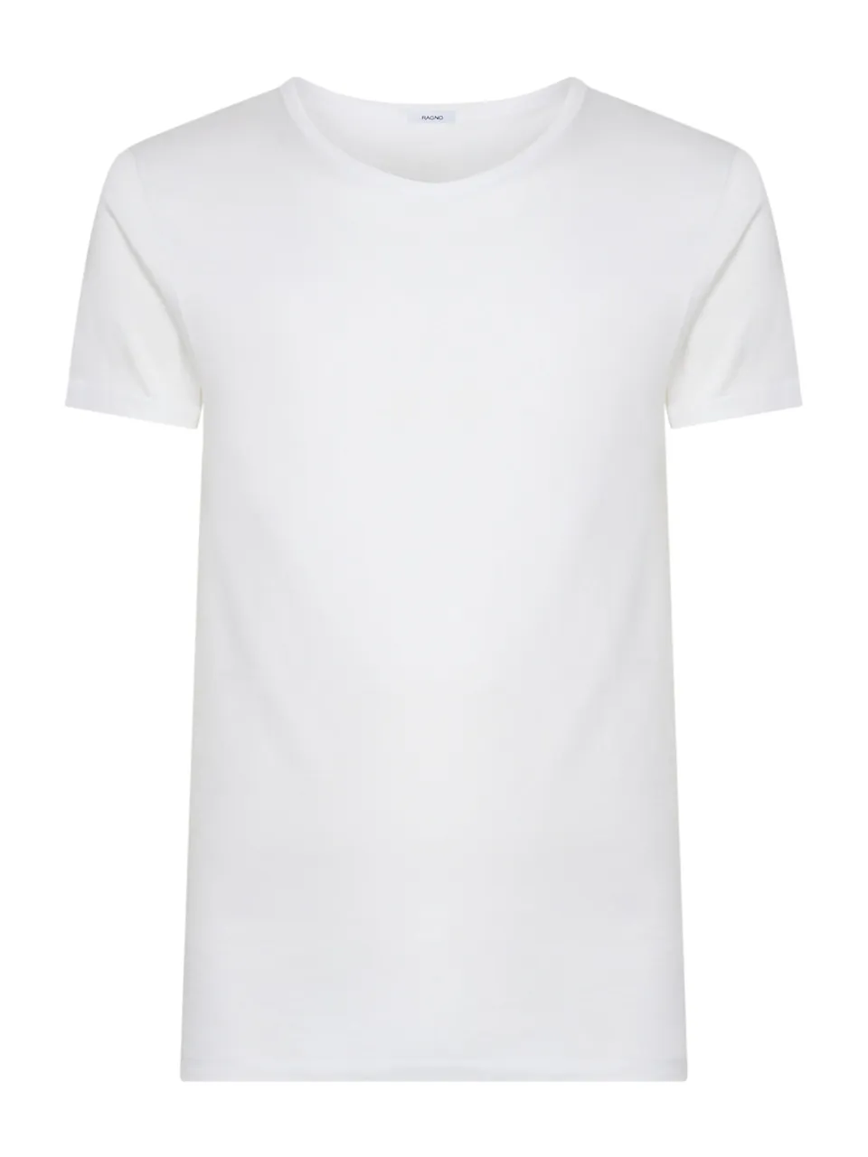 Ragno Silkotton Maglietta Girocollo Bianco cotone uomo