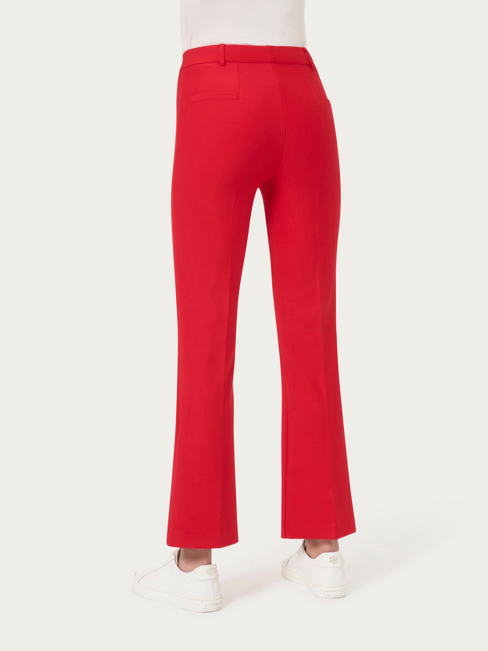 Ragno Compact pantalone flare caviglia Salsa elasticizzato