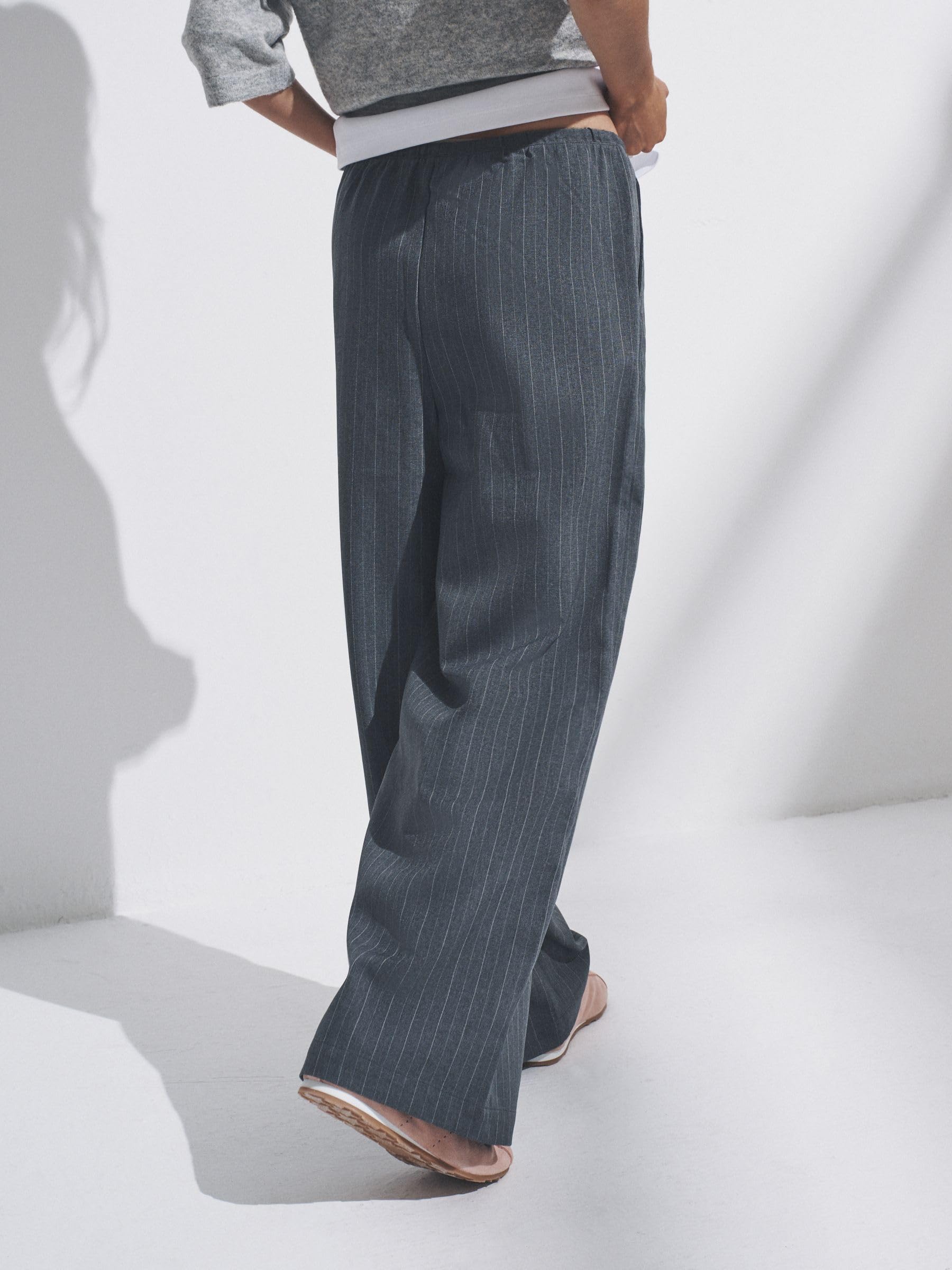 Next The Set pantaloni larghi a righe 2 pezzi