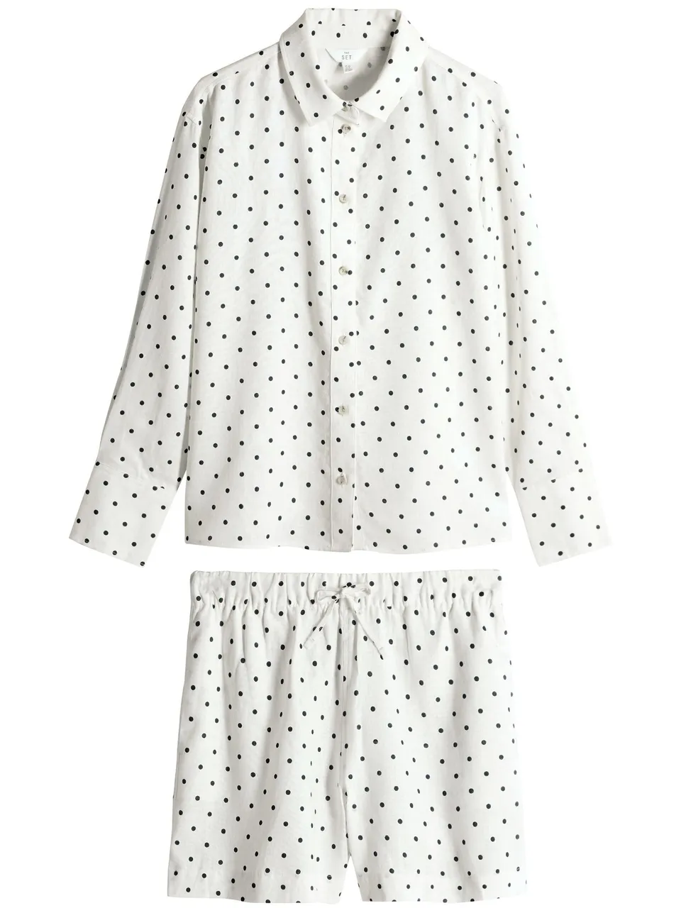 Geo Next The Set Camicia e Shorts set 2 pezzi lino pois