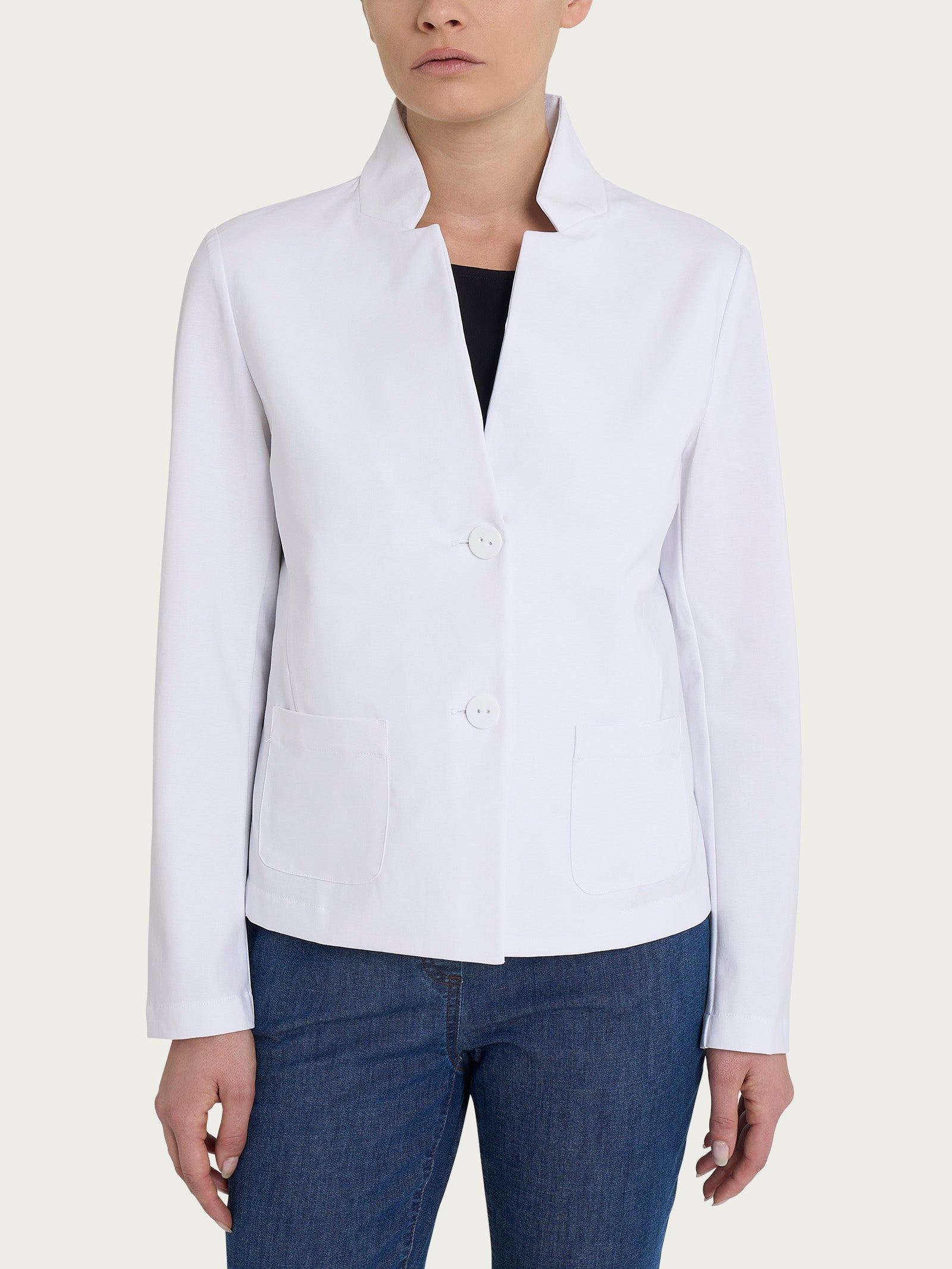 Ragno Compact Light blazer corto Bianco regular