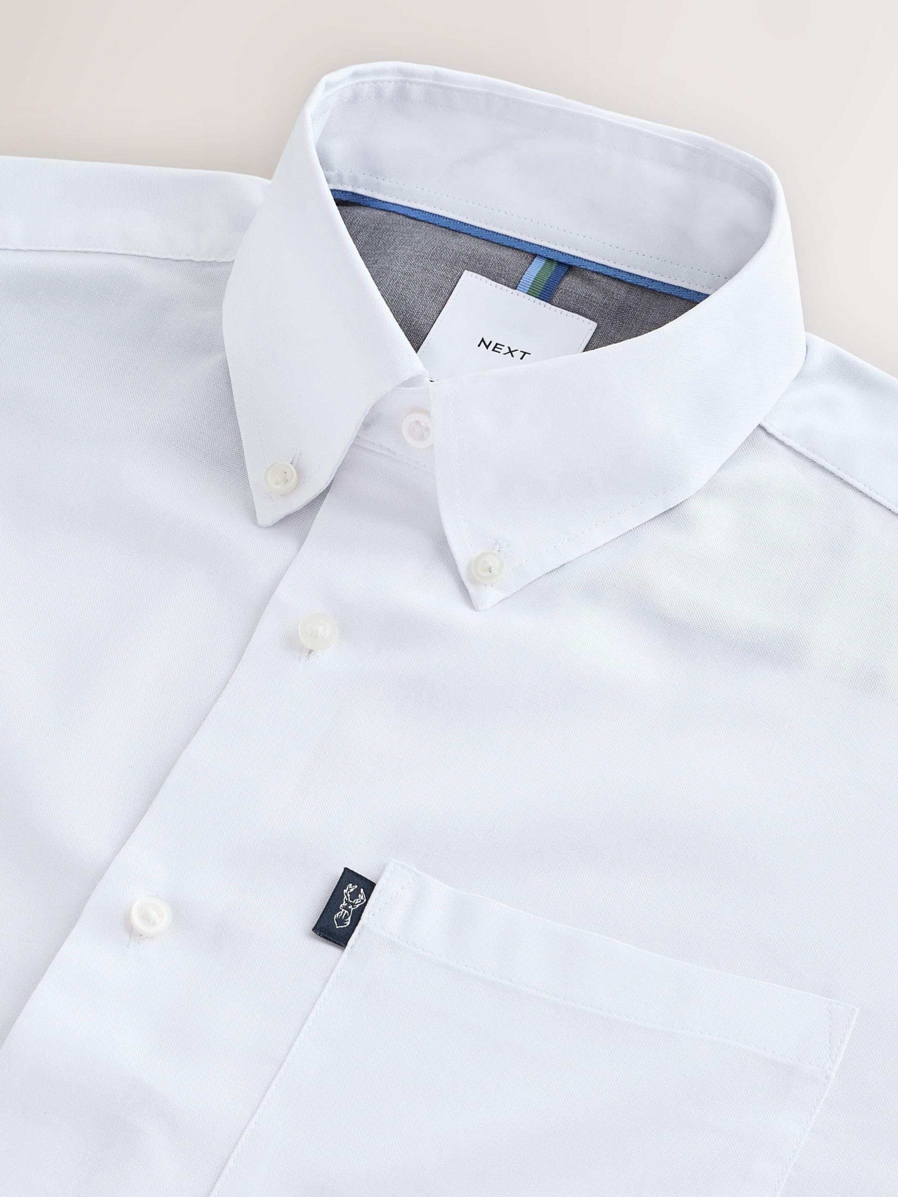 Next Oxford camicia maniche corte S facile da stirare