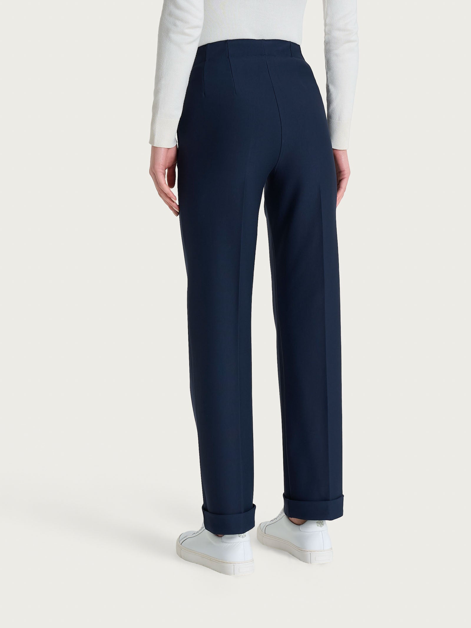 Ragno Compact pantalone dritto tasche blu persia