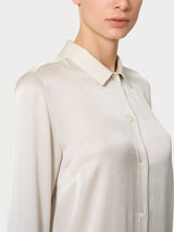 Ragno EcoSeta camicia raso bianca Champignon