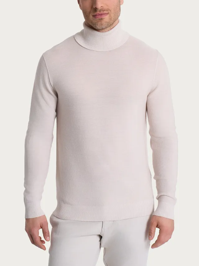 Ragno Dolcevita Uomo Champignon Merino Soft Lana