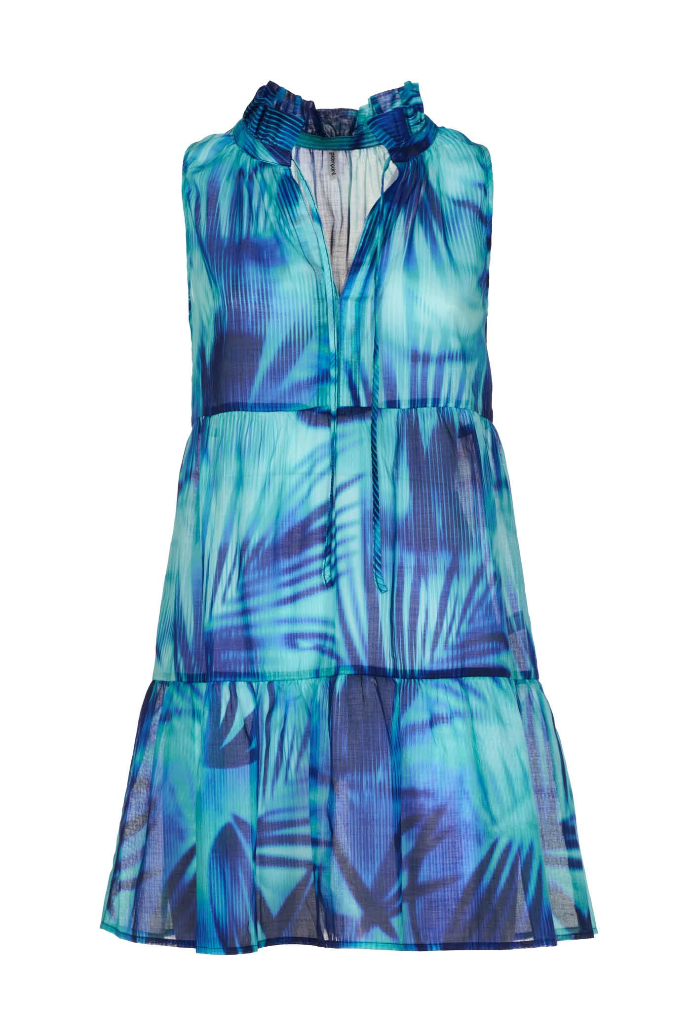 Goldenpoint Oasis Copricostume Abito Corto Cotone Multicolor