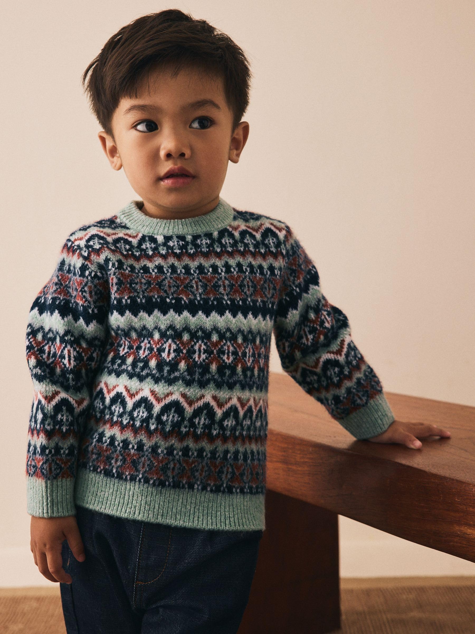Geo Next Next Fair Isle maglione bambino 110-116 jacquard