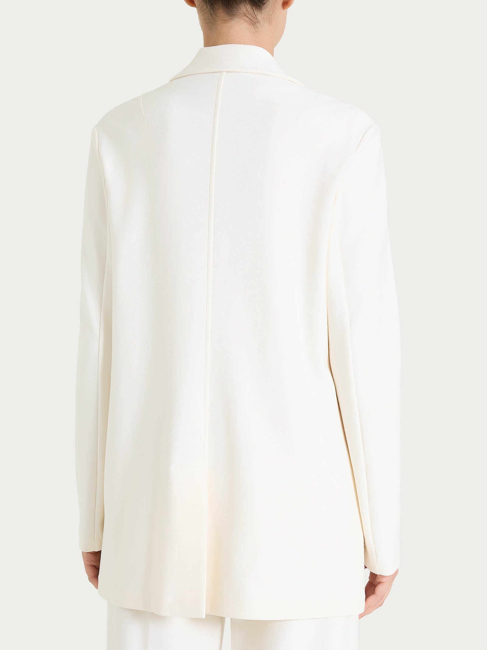 Ragno Compact Blazer Over rever lancia giacca donna avorio